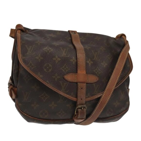 LOUIS VUITTON Monogram Saumur 30 Shoulder Bag - Picture 1 of 16
